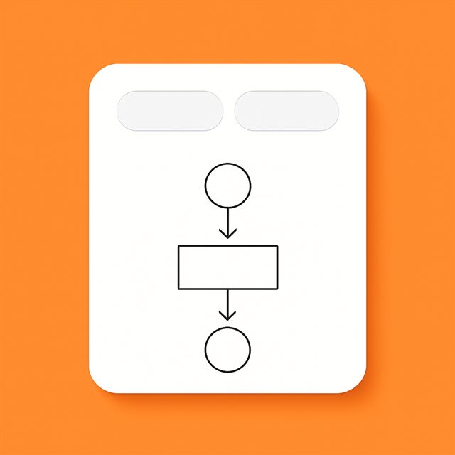 スキルのフロー図の画面イメージ