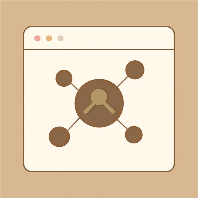 まとめ役のハブ構成の画面イメージ